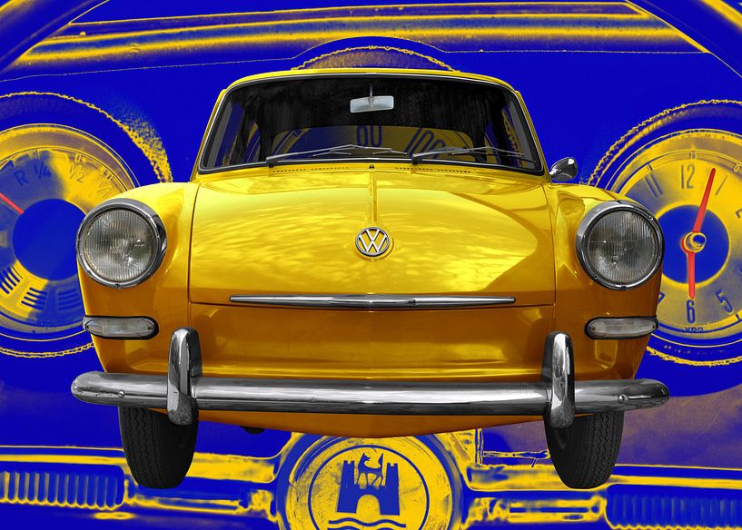 VW 1500 Type 3 en jaune par aRi F. Huber