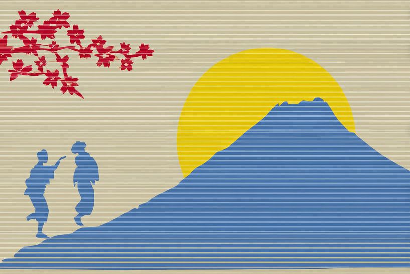 picturesque modern japanese art by Egon Zitter