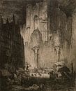 Gravensteen Gent, Jules Bruycker, 1913 van Atelier Liesjes thumbnail