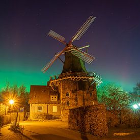 The name says it all: Aurora windmill under the northern lights by Christian Möller Jork