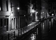 Straatfotografie Italië - Nacht in Venetië van Frank Andree thumbnail