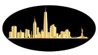 la silhouette de la ville de new york par ChrisWillemsen Aperçu