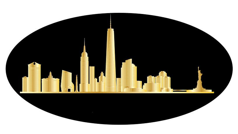 la silhouette de la ville de new york par ChrisWillemsen