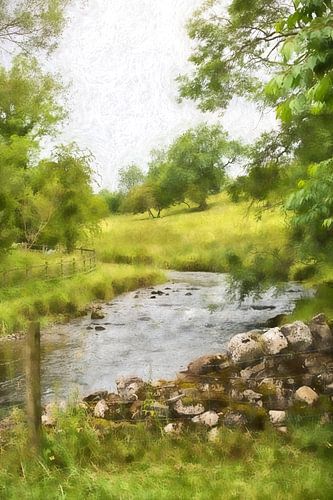 Paysage le long du Pennine Way dans le Yorkshire