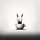 Eerst koffie dan pas kan de dag beginnen. van Karina Brouwer thumbnail
