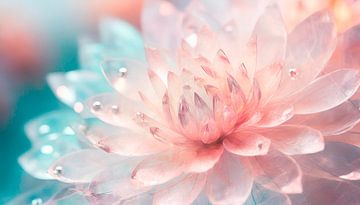 Blume mit Glas Farben von Mustafa Kurnaz