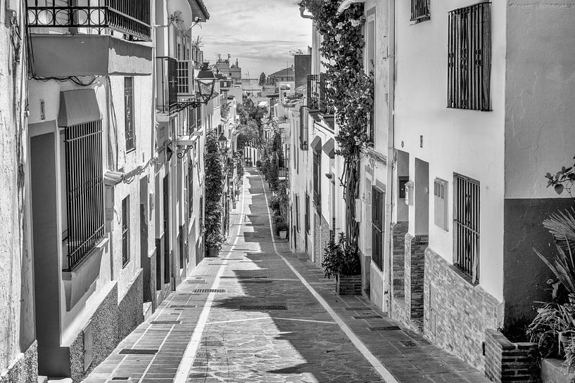 Marbella in Andalusia in black and white by Manfred Voss, Black-White Photography