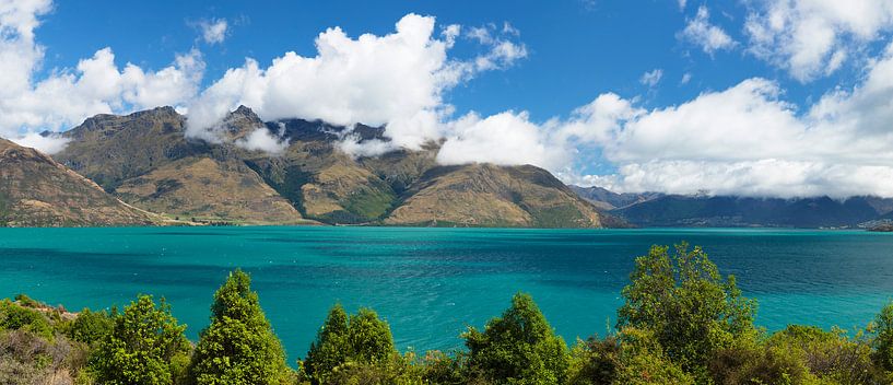 Lake Wakatipu, Queenstown, Nieuw-Zeeland van Markus Lange