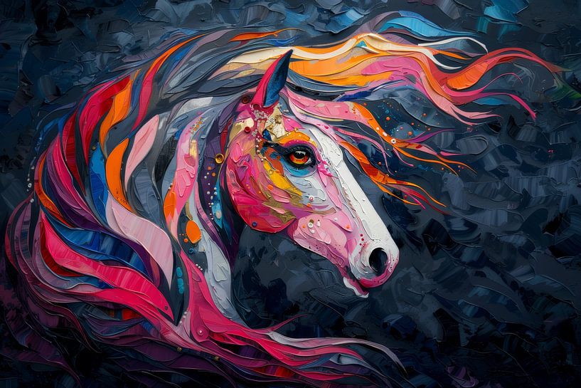 Colour Symphony of the Wind - The Magic Horse by Eva Lee