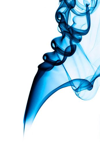Panache d'encens bleu à droite