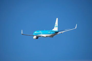 KLM Boeing 737-800, KL2020, registratie PH BCL, naam Krooneend van Gert Hilbink