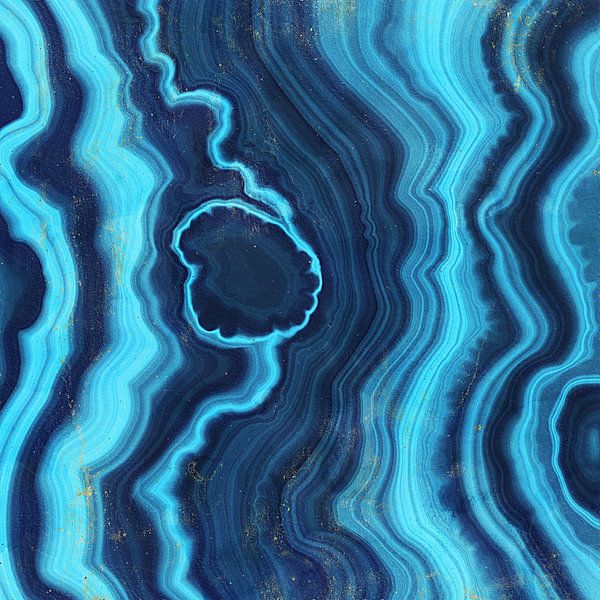 Blauer Achat Textur 03 von Aloke Design