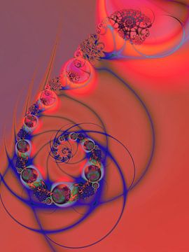 leuchtende Spirale 11 von Claudia Gründler