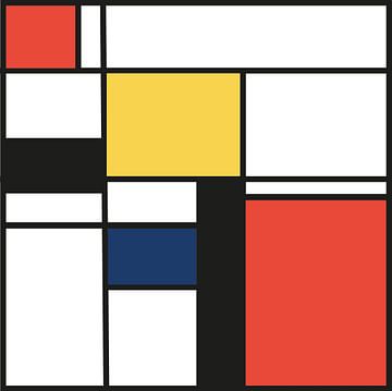 Composition-2-Piet Mondrian van zippora wiese