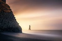 Lever de soleil à Reynisfjara