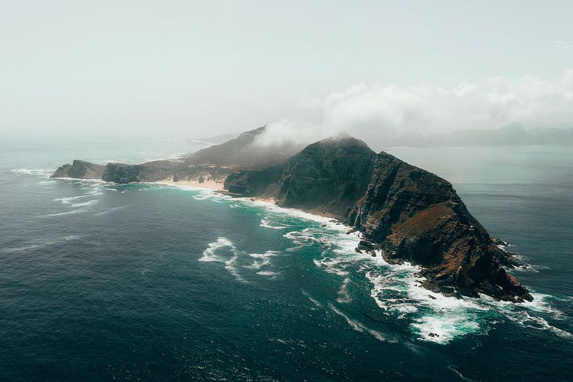 Drone shot van Kaap de Goede Hoop in Zuid Afrika by Roy de ruiter