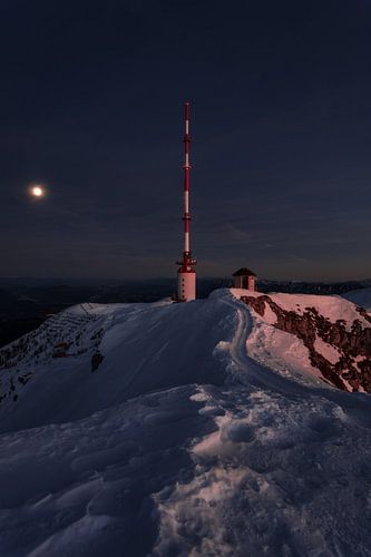 Dobratsch broadcasting tower in Carinthia