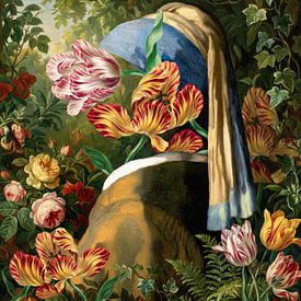 Meisje met de Parel - the Summer Garden Edition by Marja van den Hurk