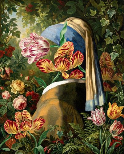 Meisje met de Parel - the Summer Garden Edition van Marja van den Hurk