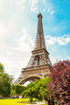 Eiffel Tower - Summer in Paris by Günter Albers