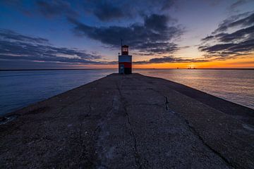 Sunset on the North Pier in March 2025 11 by peterheinspictures
