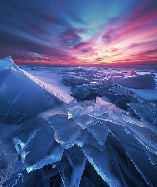 Winterlandschaft von fernlichtsicht