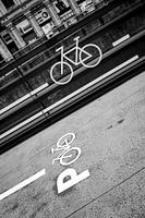 lackiertes Fahrrad