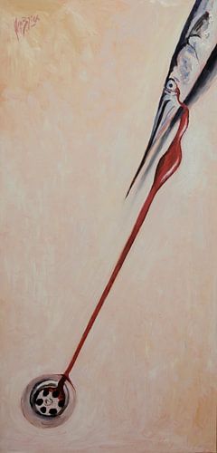 Dode vis. Stil bloed.