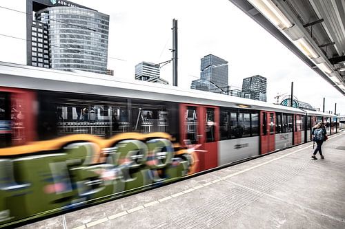 metro station op de noord zuid lijn Amsterdam
