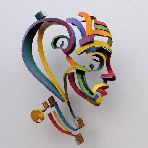 Chromatic Face Outline