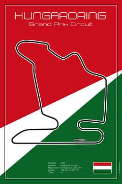 Racetrack Hungaroring van Theodor Decker