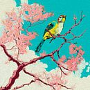 Japanese blossom with Putter 2 by DNH Artful Living thumbnail