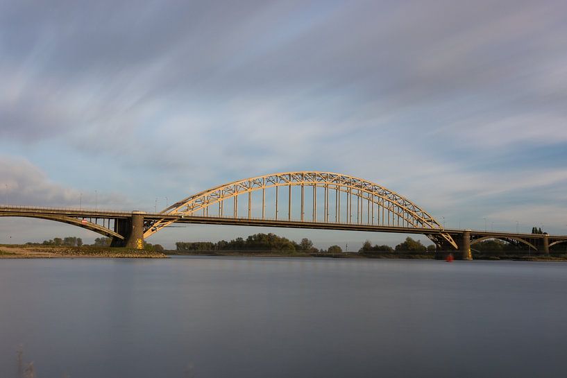 The beautiful Waal bridge in Nijmegen by Patrick Verhoef