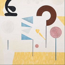 Miró trifft auf Kandinsky_15 von Artclaud