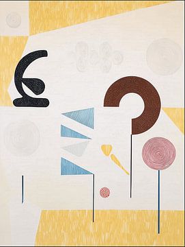 Miró trifft auf Kandinsky_15 von Artclaud