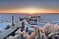 Steiger IJsselmeer in winterse omstandigheden van John Leeninga thumbnail