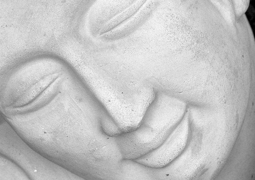 Buddha face 3 by Roswitha Lorz