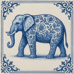 Delfter Blauer Elefant