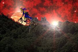 Burglinde in Two-Light Time by Heubeere-Cartoons