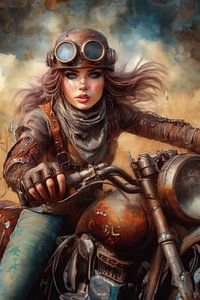 Douce biker-girl sur Silvio Schoisswohl