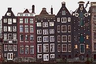 Grachtenpanden in Amsterdam - Nederland, luxe herenpanden met mooie gevels. Statement woning van The Art Kroep thumbnail