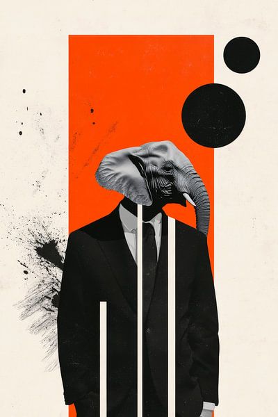 Creative fusion of humans and animals by Poster Art Shop