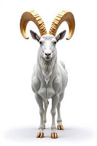 STEINBOCK: Premium Porträt Fine Art Wandbild