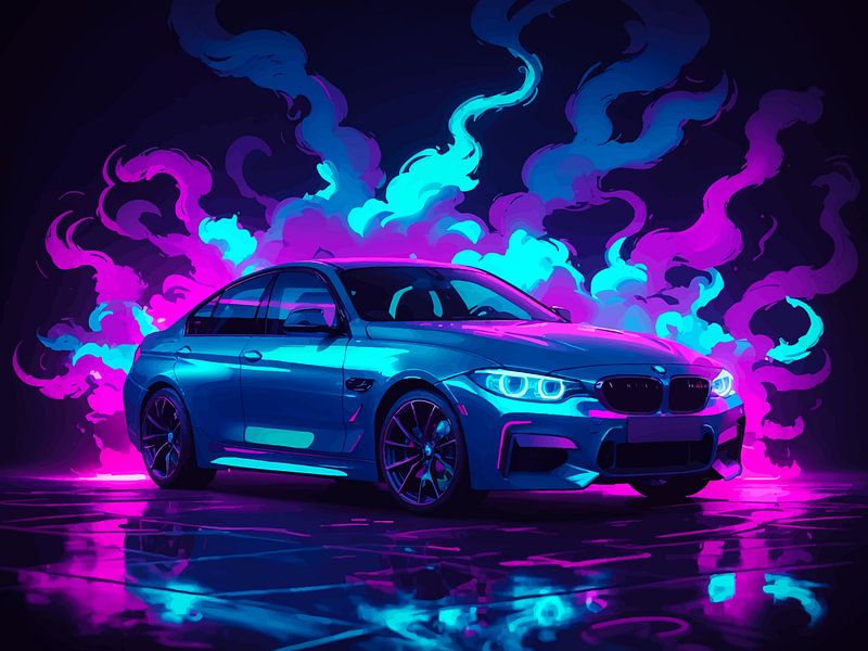 BMW M3 Neon 3 von MIROKKU