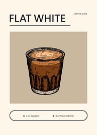 flat white coffee by Ratna Mutia Dewi