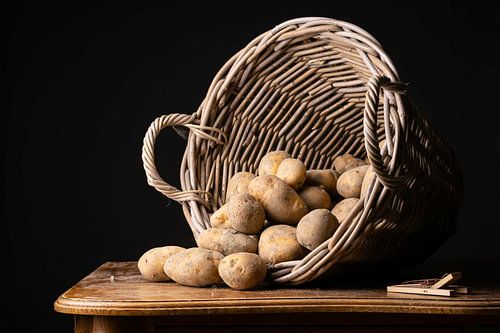 Mandje aardappelen