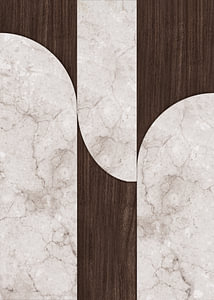 TW Living - Abstract art JANA marble