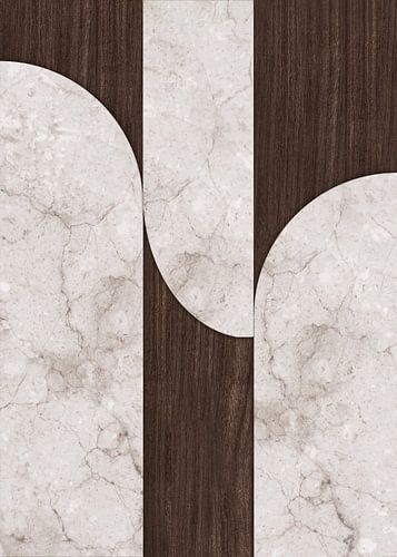 TW Living - Abstract art JANA marble