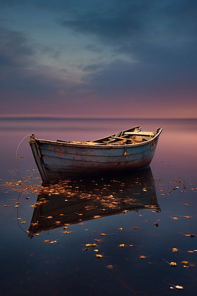 Bateau romantique par fernlichtsicht