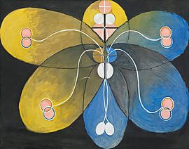Hilma af Klint - Evolutie nr. 9 Groep VI van Vivanne